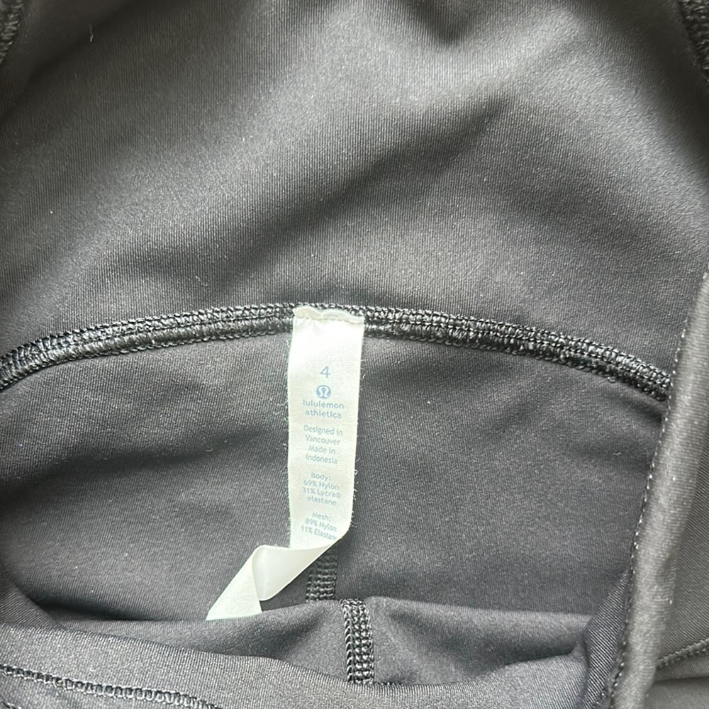 Lululemon Black Capri Leggings - Picture 2 of 3